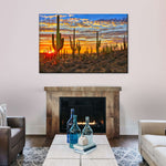 Sunset Cactus Wall Art