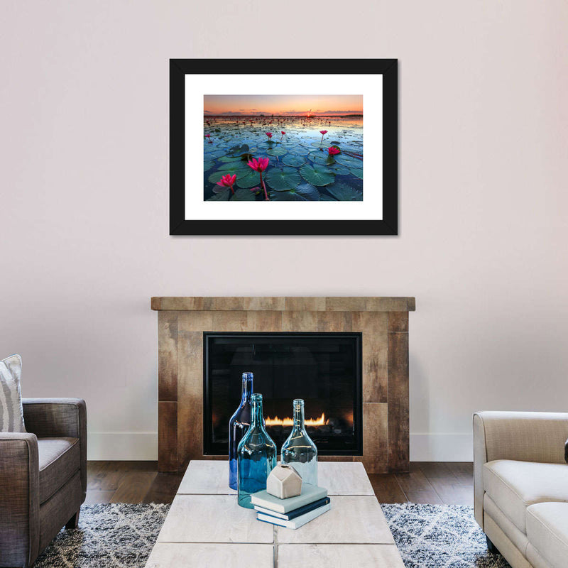 Lake Nong Harn Lotus Wall Art