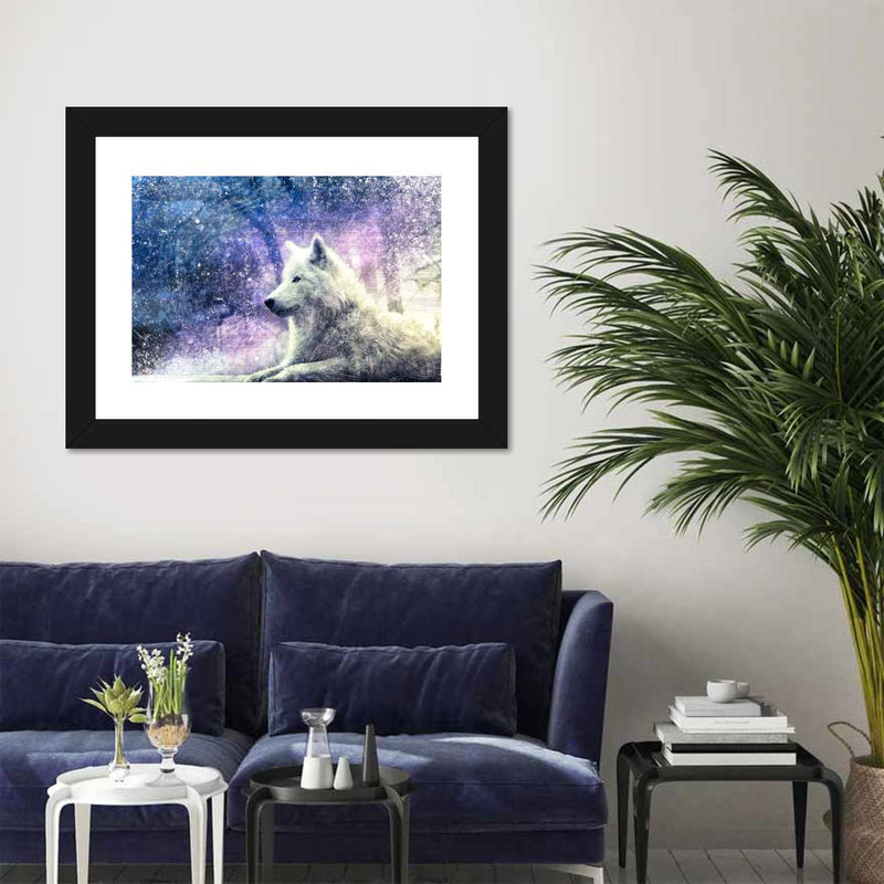 White Wolf Wall Art