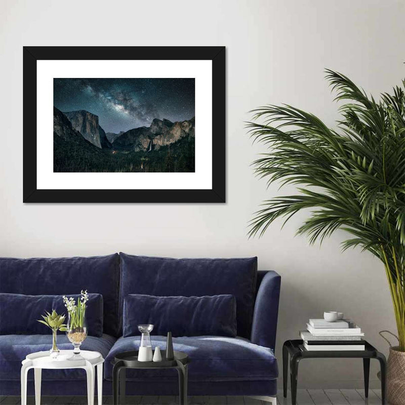 Stargazing At Yosemite Wall Art