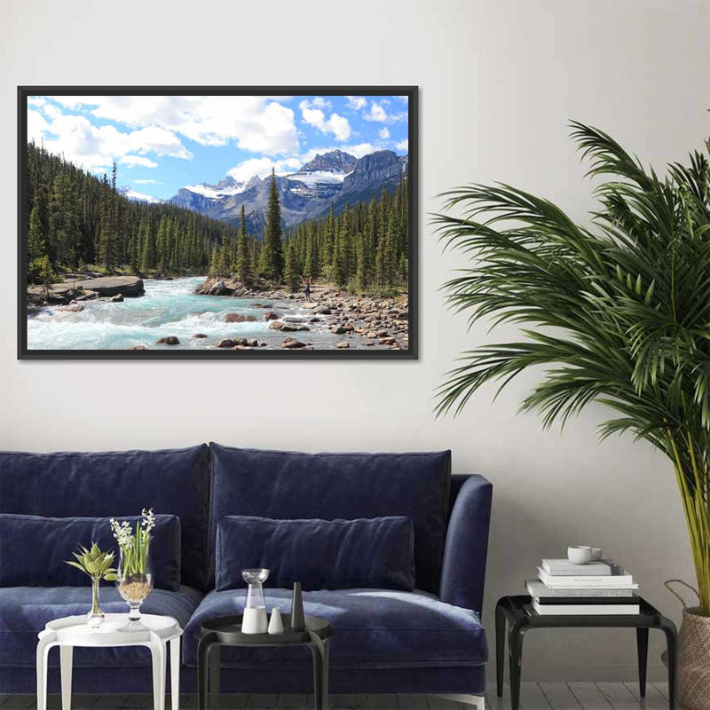 Rocky Mountains River Wall Art