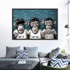 Three Monkeys Wall Art