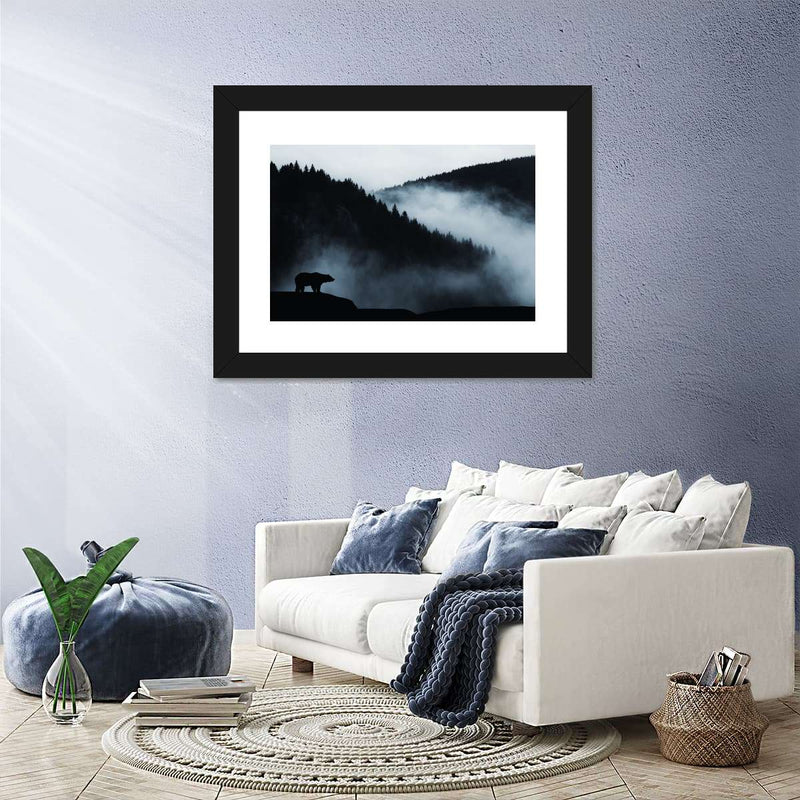 Misty Mountain Bear Wall Art
