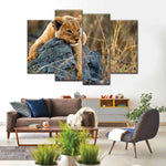 Safari Lion Cub Wall Art