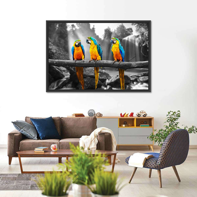 Macaw Friends Pop Wall Art