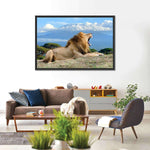 Roaring Safari Lion Wall Art
