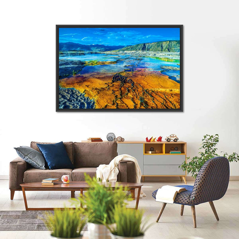 Yellowstone Mammoth Hot Springs Wall Art