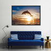 Jumping Dolphin Wall Art