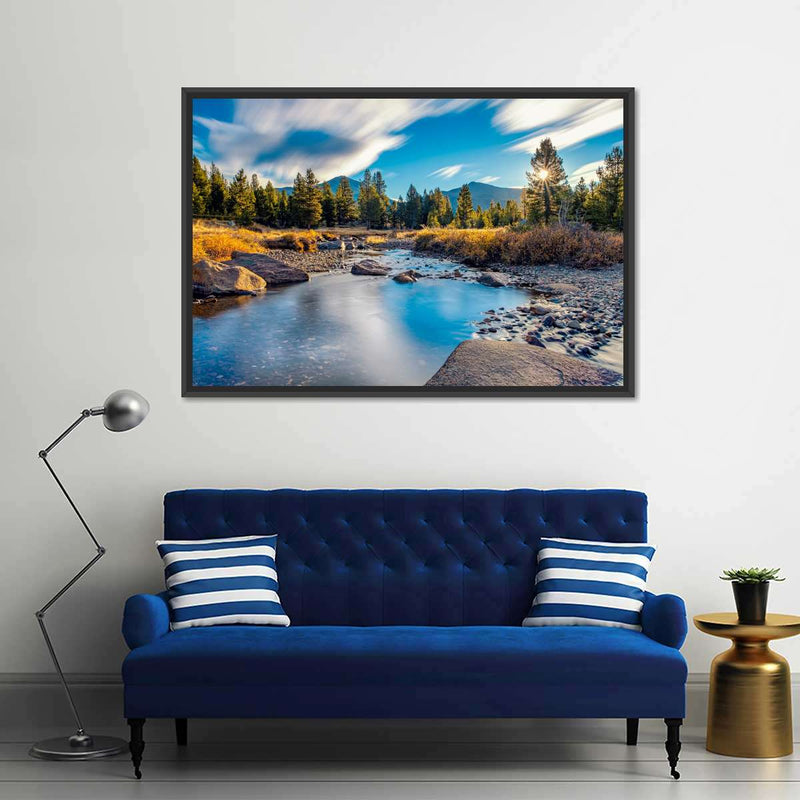 Yosemite River Stream Wall Art
