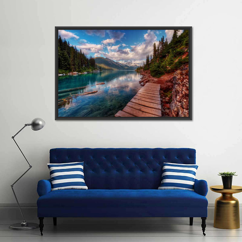 Lake Walkway Wall Art