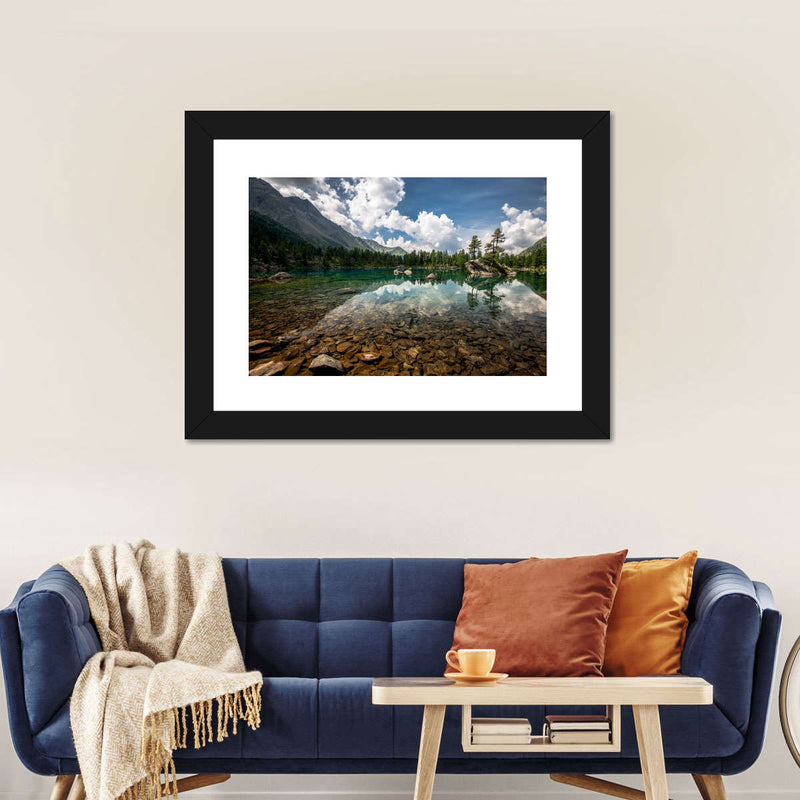 Tranquil Lake Landscape Wall Art