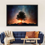 Starry Tree Wall Art