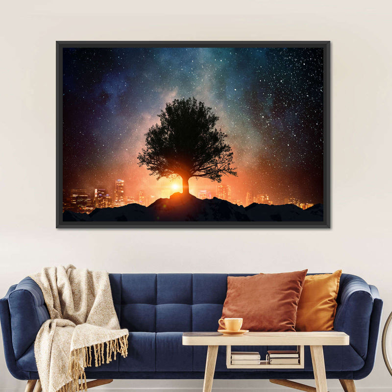 Starry Tree Wall Art