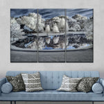 Winter Nightscape Wall Art