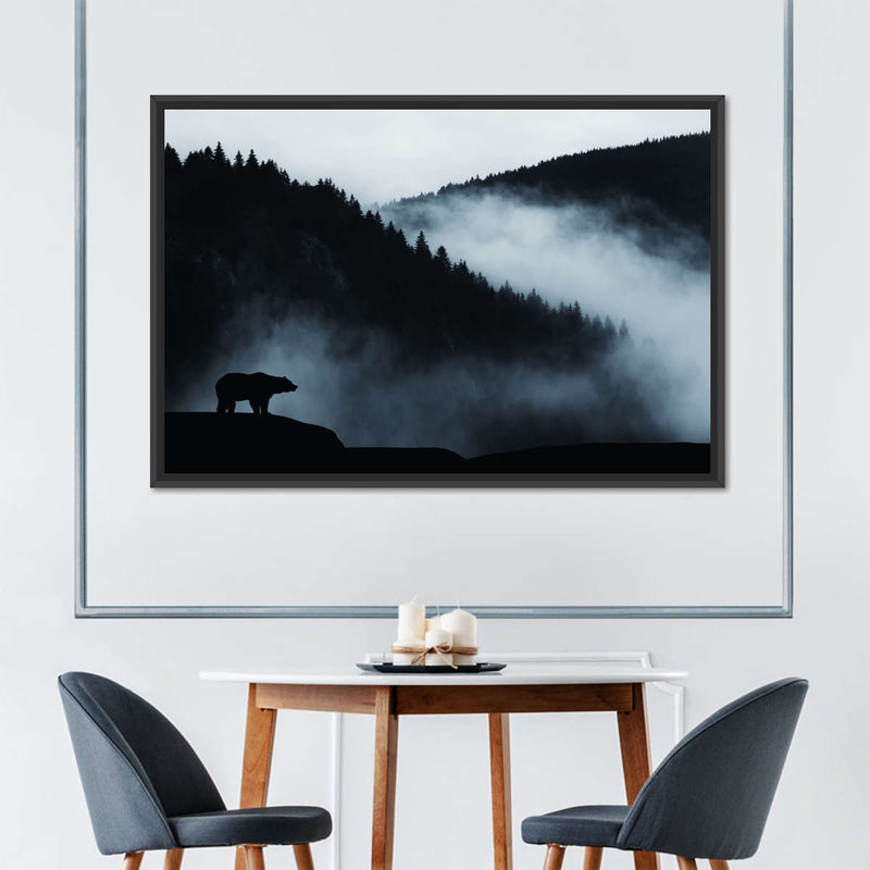 Misty Mountain Bear Wall Art