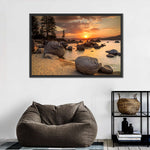 Lake Tahoe Twilight Wall Art