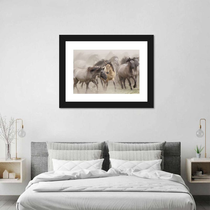 Wild Horse Stampede Wall Art