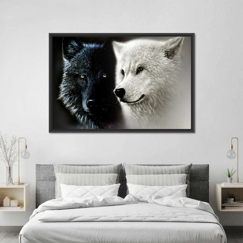 Tale Of Two Wolves Wall Art