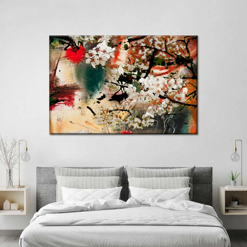 Japanese Flower Wall Art