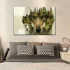 Wolf Head Silhouette Wall Art