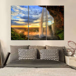 Mountain Waterfall Wall Art
