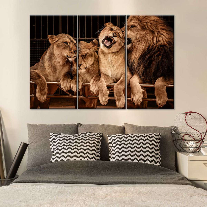 Pride Of Lions Wall Art