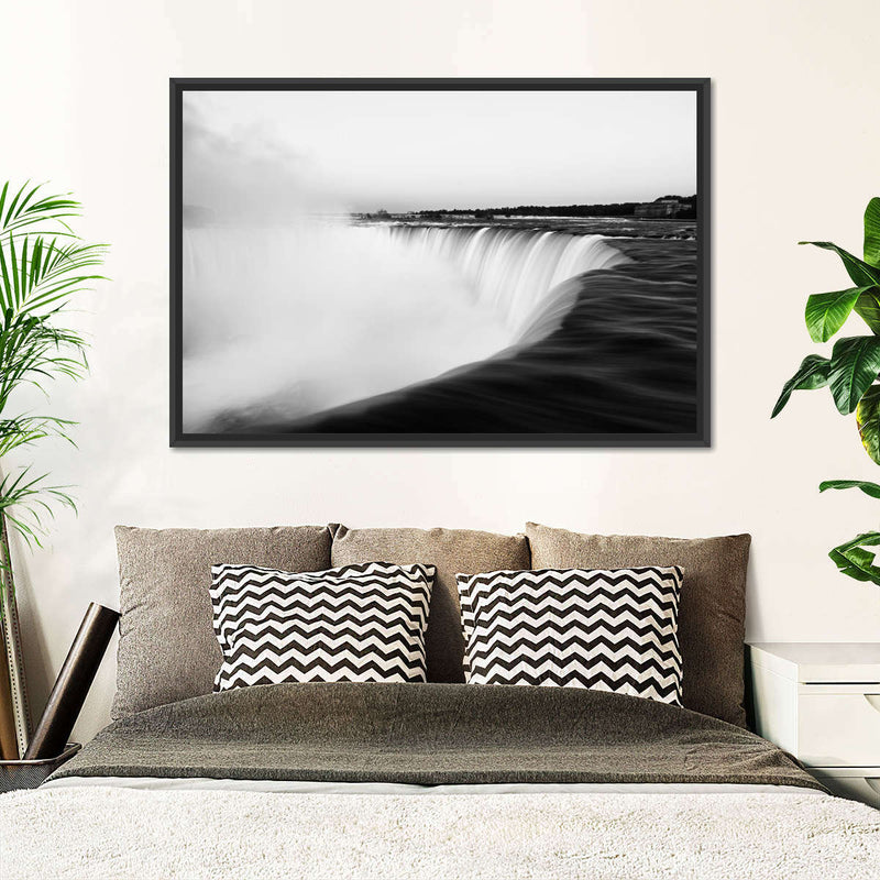 Monochromatic Niagara Falls Wall Art