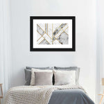 Marble Texture Geometric Abstract Wall Art