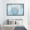 Light Blue Abstract Wall Art