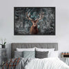 Snowy Noble Deer Wall Art