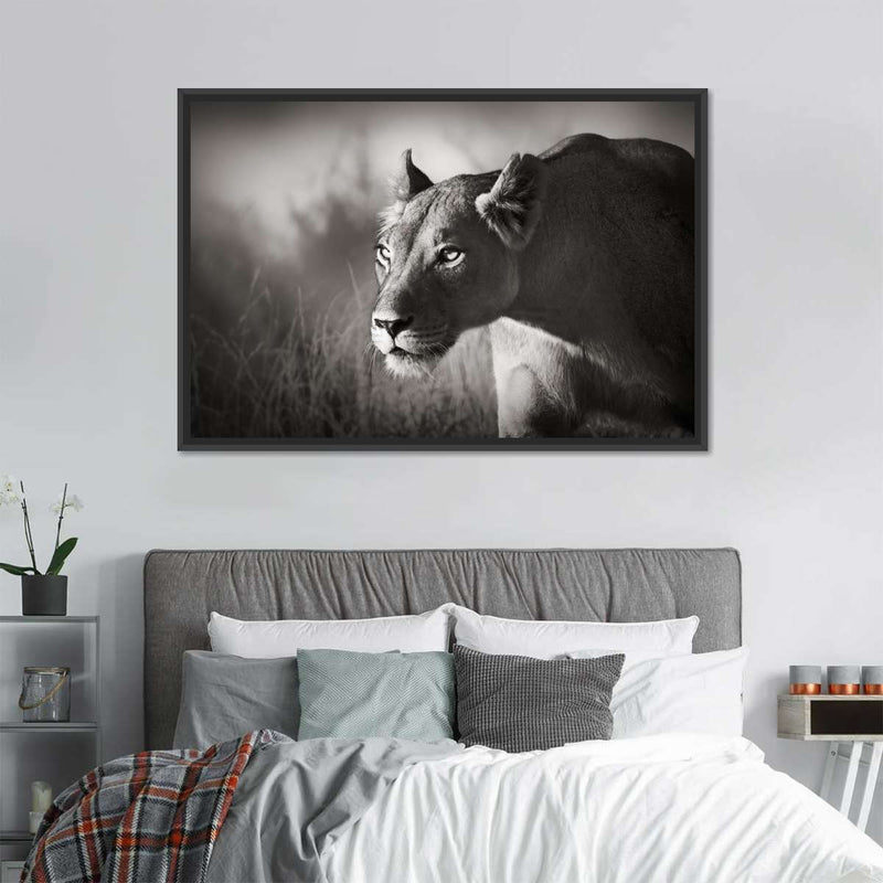 Stalking Lioness Wall Art