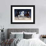 Wild Colorful Horses Wall Art