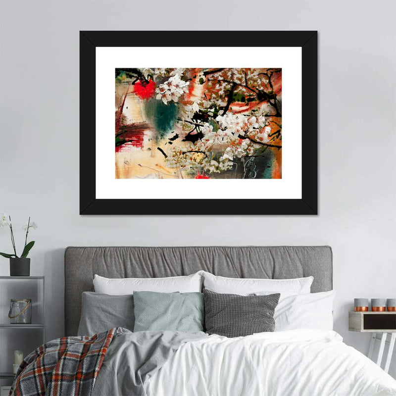 Japanese Flower Wall Art