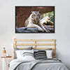Resting White Tiger Wall Art