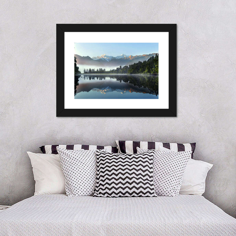 Lake Matheson Reflection Wall Art