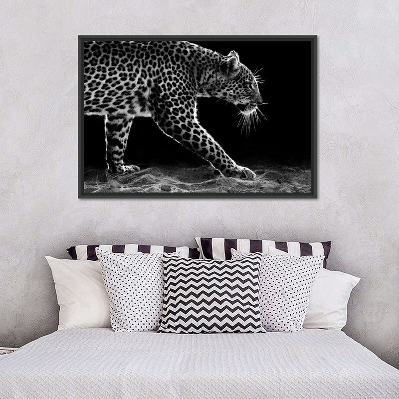 Walking Leopard Wall Art