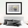 White Rose Bouquet Wall Art