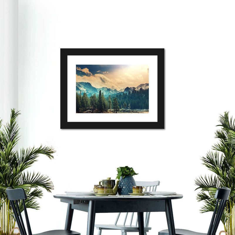 Sierra Nevada Mountainscape Wall Art