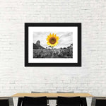 Pop Golden Sunflower Wall Art