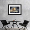 Misty Wild Lion Wall Art