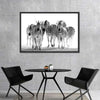 Zebras On The Move Wall Art