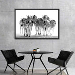 Zebras On The Move Wall Art