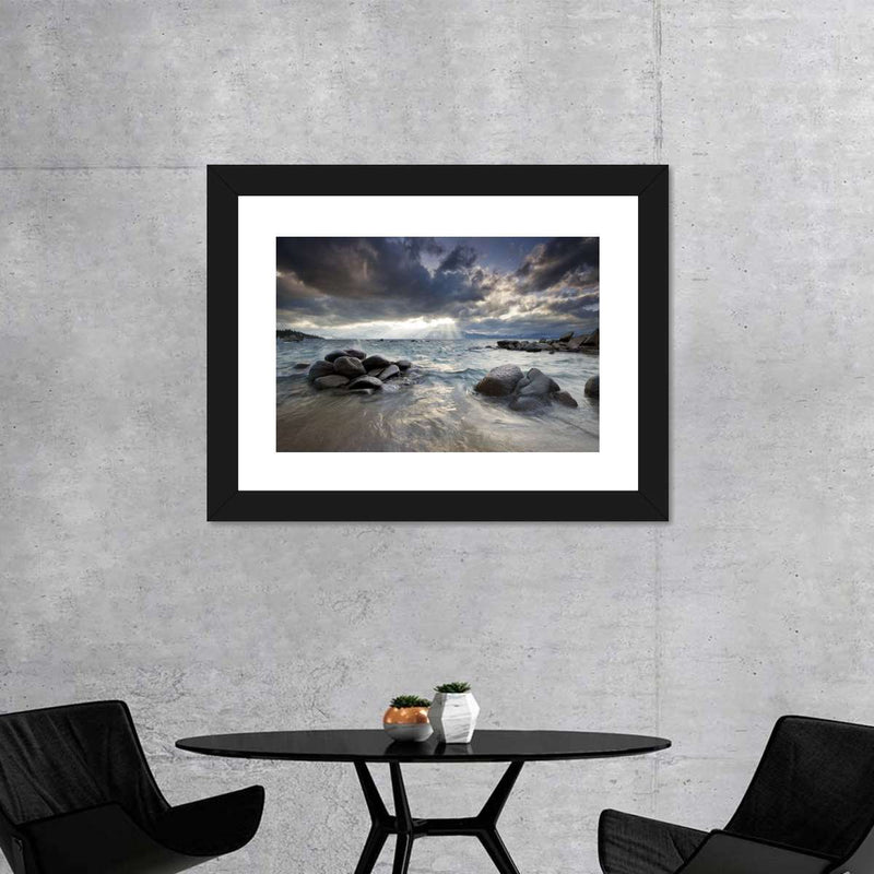 Sunlit Lake Tahoe Wall Art