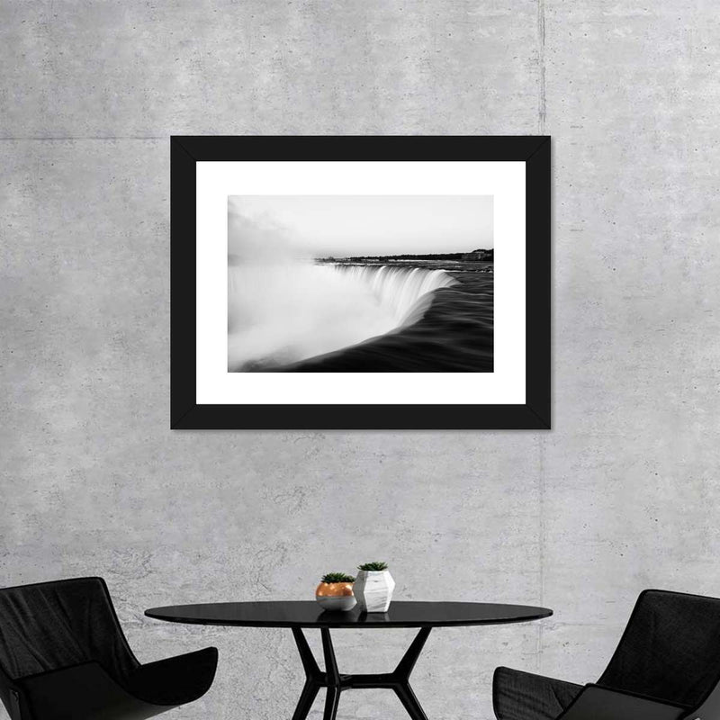 Monochromatic Niagara Falls Wall Art