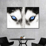 Husky's Eyes Wall Art
