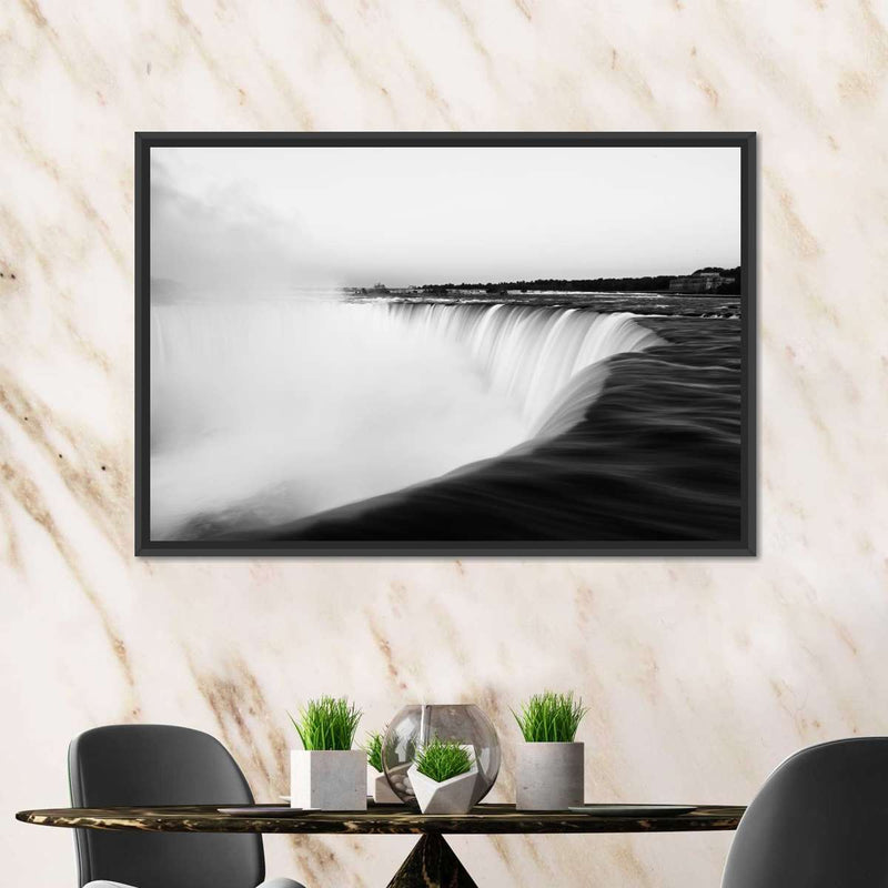 Monochromatic Niagara Falls Wall Art