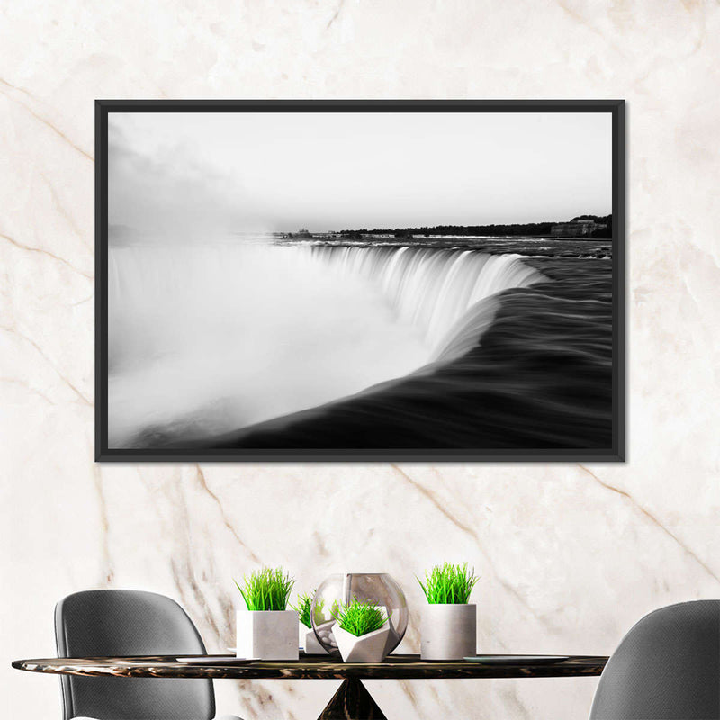 Monochromatic Niagara Falls Wall Art