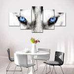 Husky's Eyes Wall Art