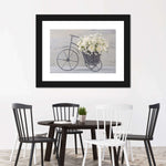 White Rose Bouquet Wall Art