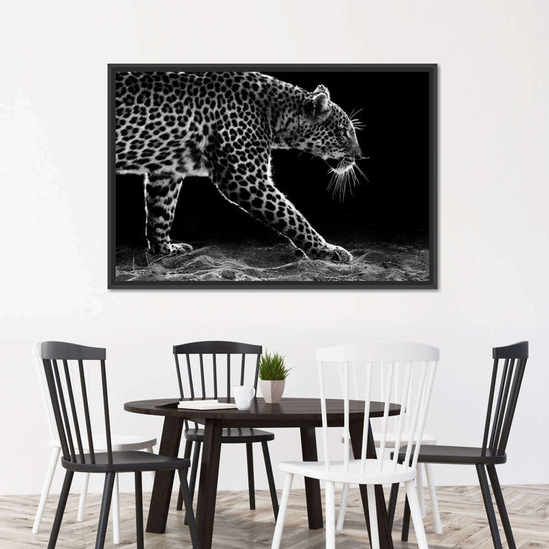 Walking Leopard Wall Art